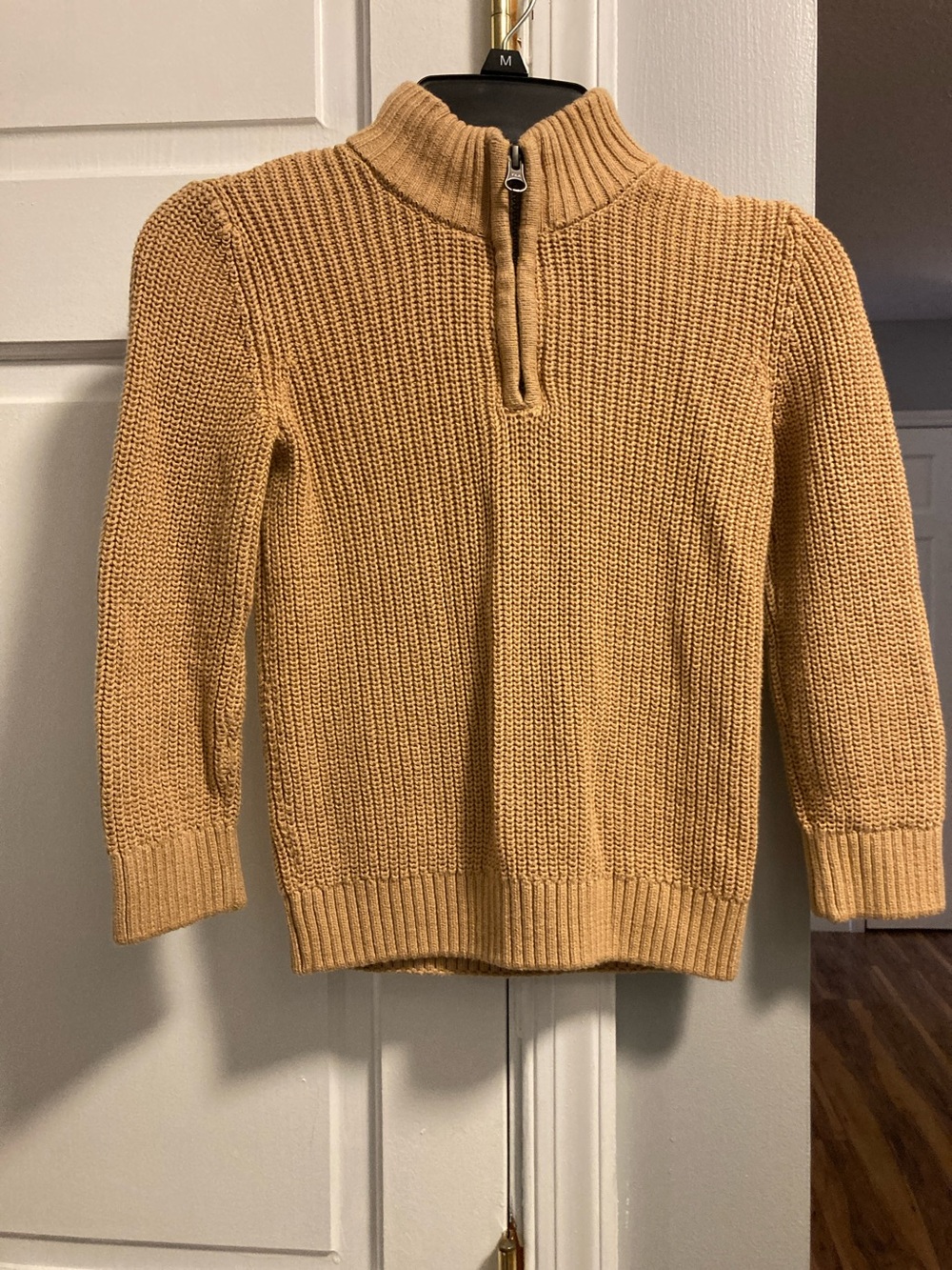 The Children's Place Knit Half-Zip Sweater - Tan
